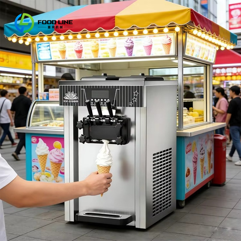 Customized Soft Ice Cream Mach - Heavy Equipment Grinder recension och pris