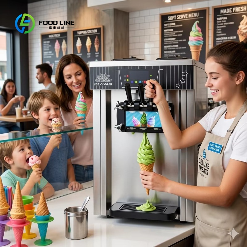 Customized Soft Ice Cream Mach - Heavy Equipment Grinder recension och pris