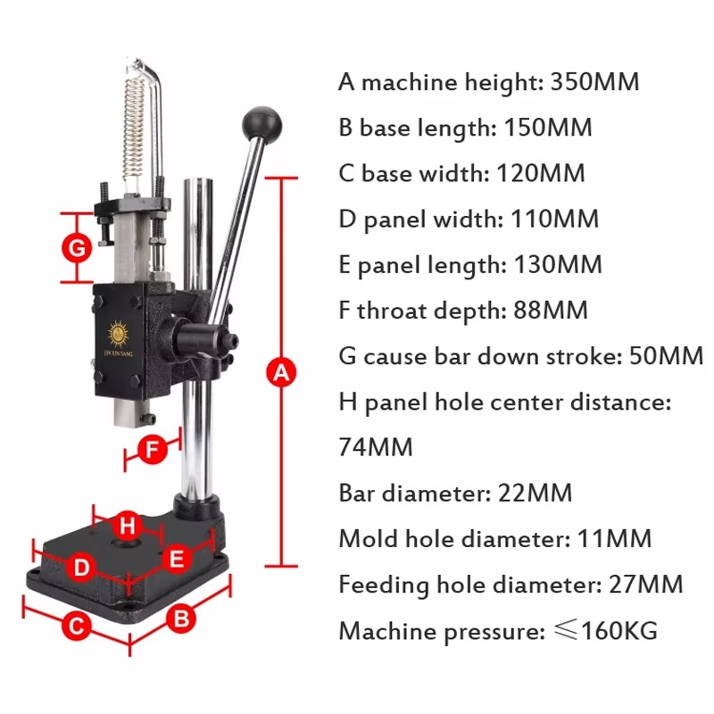Heavy Duty Manual Press Machin - Heavy Equipment Grinder recension och pris